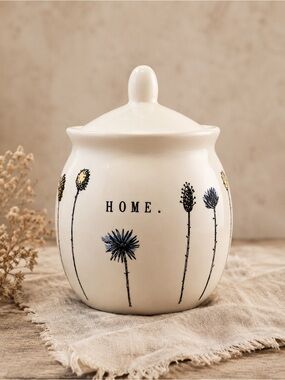 Rae Dunn Sugar Jar “Home” Farmhouse Kitchen Coffee Tea Home Decor